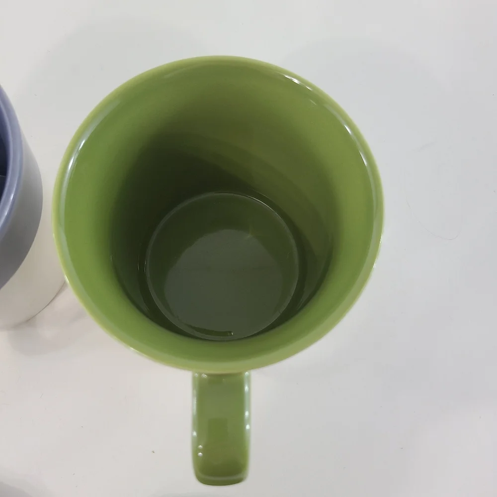 Starbucks x Tazo Tea Mug Passion Sentiment Purple Coffee Cup With Coaster Lid